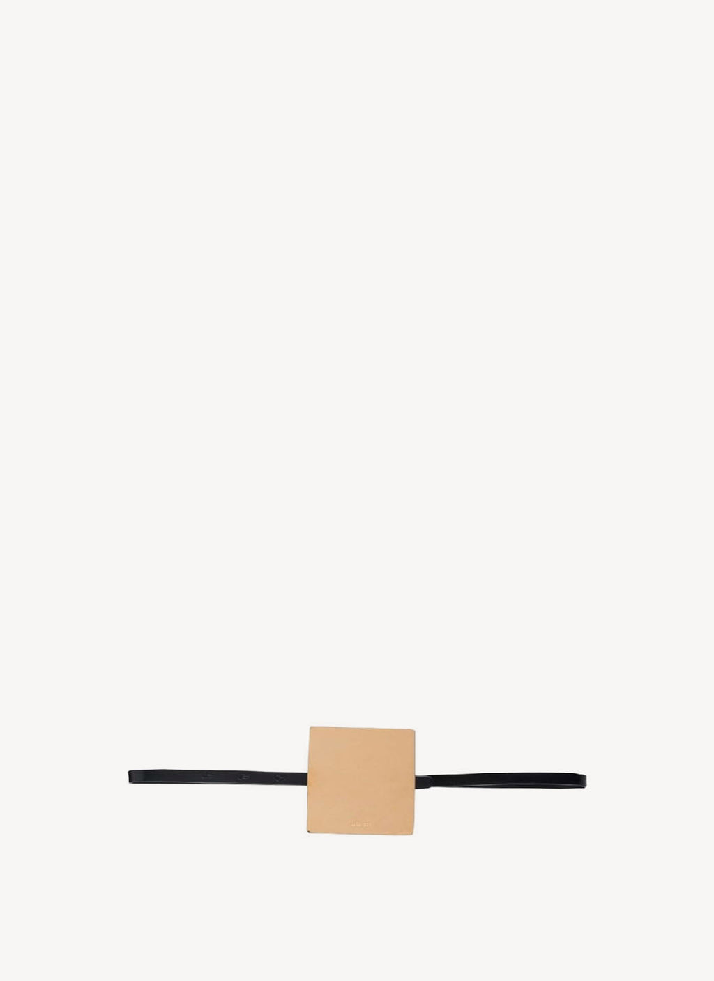Jil Sander - Cinturón Square Plaque - Negro - Mujer