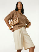 Céline Baguette Vintage Macadam Beige