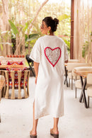 CÉLINE Blanche - Robe T-Shirt