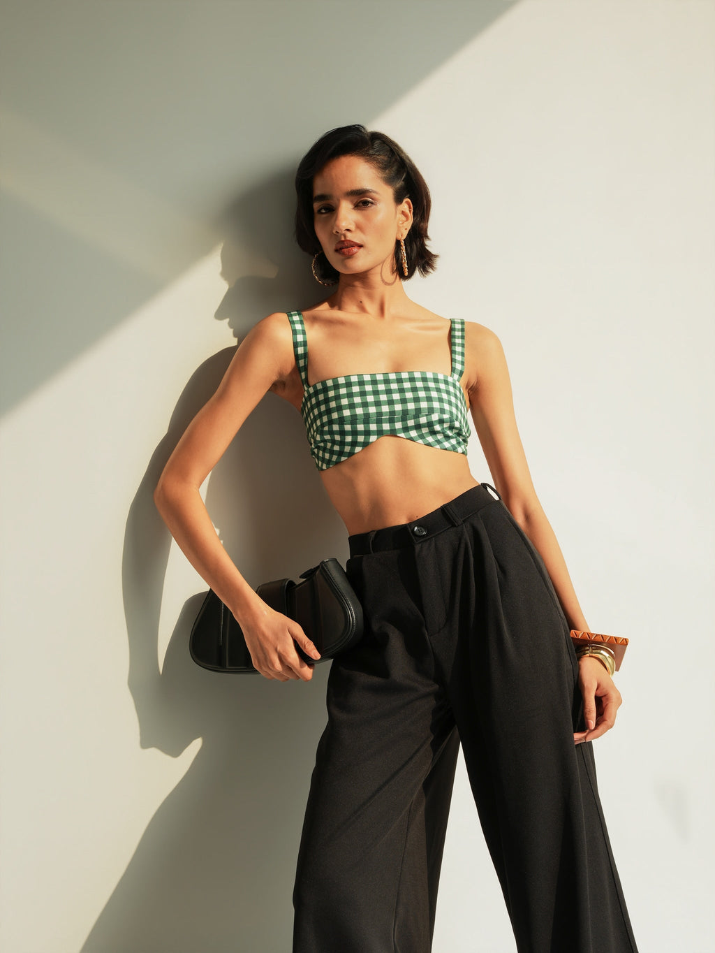 Top Celine - Pine Vichy