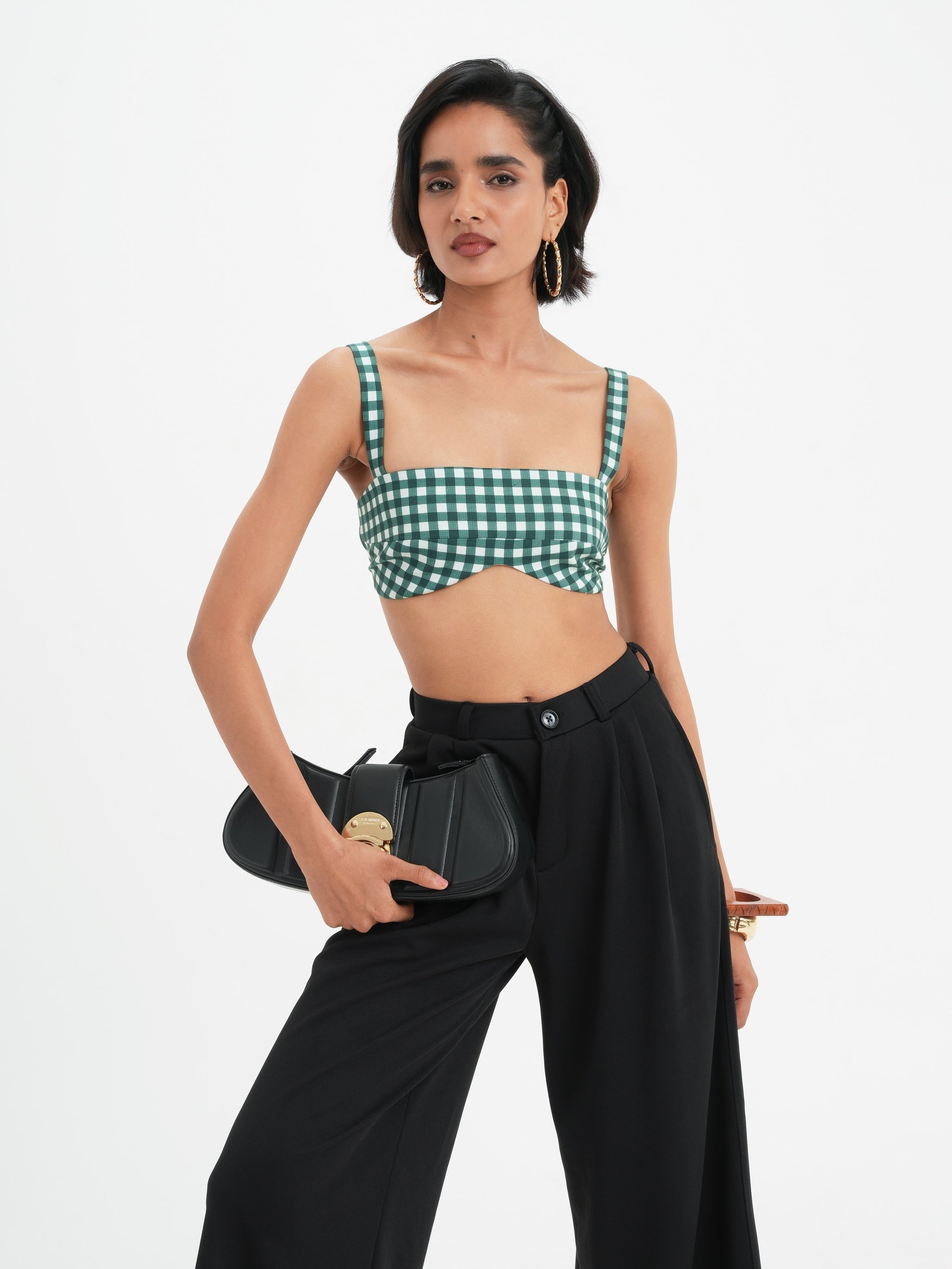 Top Celine - Pine Vichy