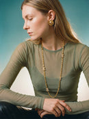 Celine Triomphe Strass Chain