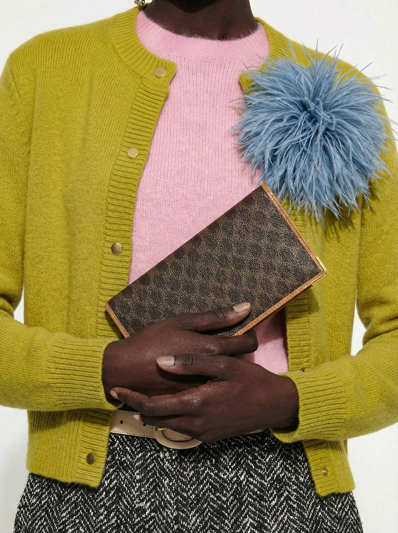 Portefeuille Céline Macadam Long Vintage