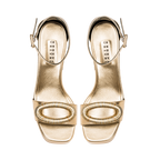 Beige Naria 120Mm Ankle Platform Sandal
