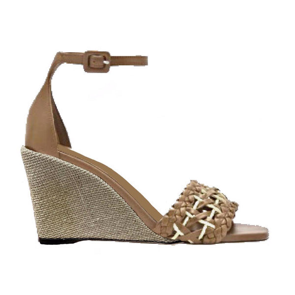 Almeria Camello Wedge Sandal