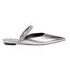 Silver Roxana 10Mm Mule Sandal