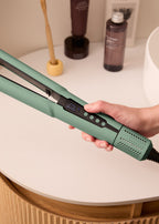 Ceramic Air Styler Dual - 2-in-1 Ionic Straightener-Dryer for Wet or Dry Hair with Ceramic Coating - Sage