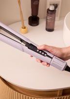 Ceramic Air Styler Dual - 2-in-1 Ionic Straightener-Dryer for Wet or Dry Hair with Ceramic Coating - Lavender