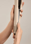 Ceramic Air Styler Dual - 2-In-1 Ionic Hair Straightener-Dryer For Wet Or Dry Hair With Ceramic Coating - Sand