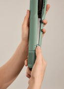 Ceramic Air Styler Dual - 2-In-1 Ionic Hair Straightener-Dryer For Wet Or Dry Hair With Ceramic Coating - Sage
