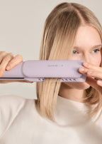 Ceramic Air Styler Dual - 2-in-1 Ionic Straightener-Dryer for Wet or Dry Hair with Ceramic Coating - Lavender