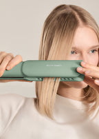 Ceramic Air Styler Dual - 2-in-1 Ionic Straightener-Dryer for Wet or Dry Hair with Ceramic Coating - Sage