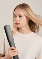 Ceramic Air Styler Dual - 2-in-1 Ionic Straightener-Dryer for Wet or Dry Hair with Ceramic Coating - Graphite