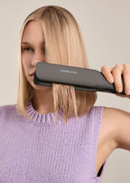 Ceramic Air Styler Dual - 2-in-1 Ionic Straightener-Dryer for Wet or Dry Hair with Ceramic Coating - Graphite