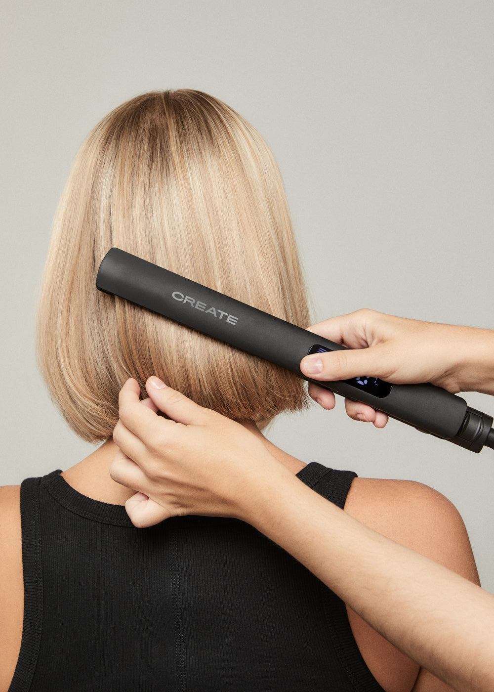 Ceramic Styler Slim - Plancha de Pelo con Revestimiento Cerámico - Negro