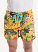 Gant - Short De Bain Humming Garden - Sunlight Yellow - Homme