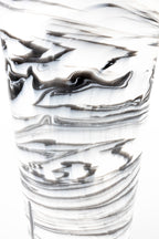 Conic S - Vase - Resin - Black/White/Grey