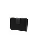 Prada Nylon And Leather Wallet - Women - Black
