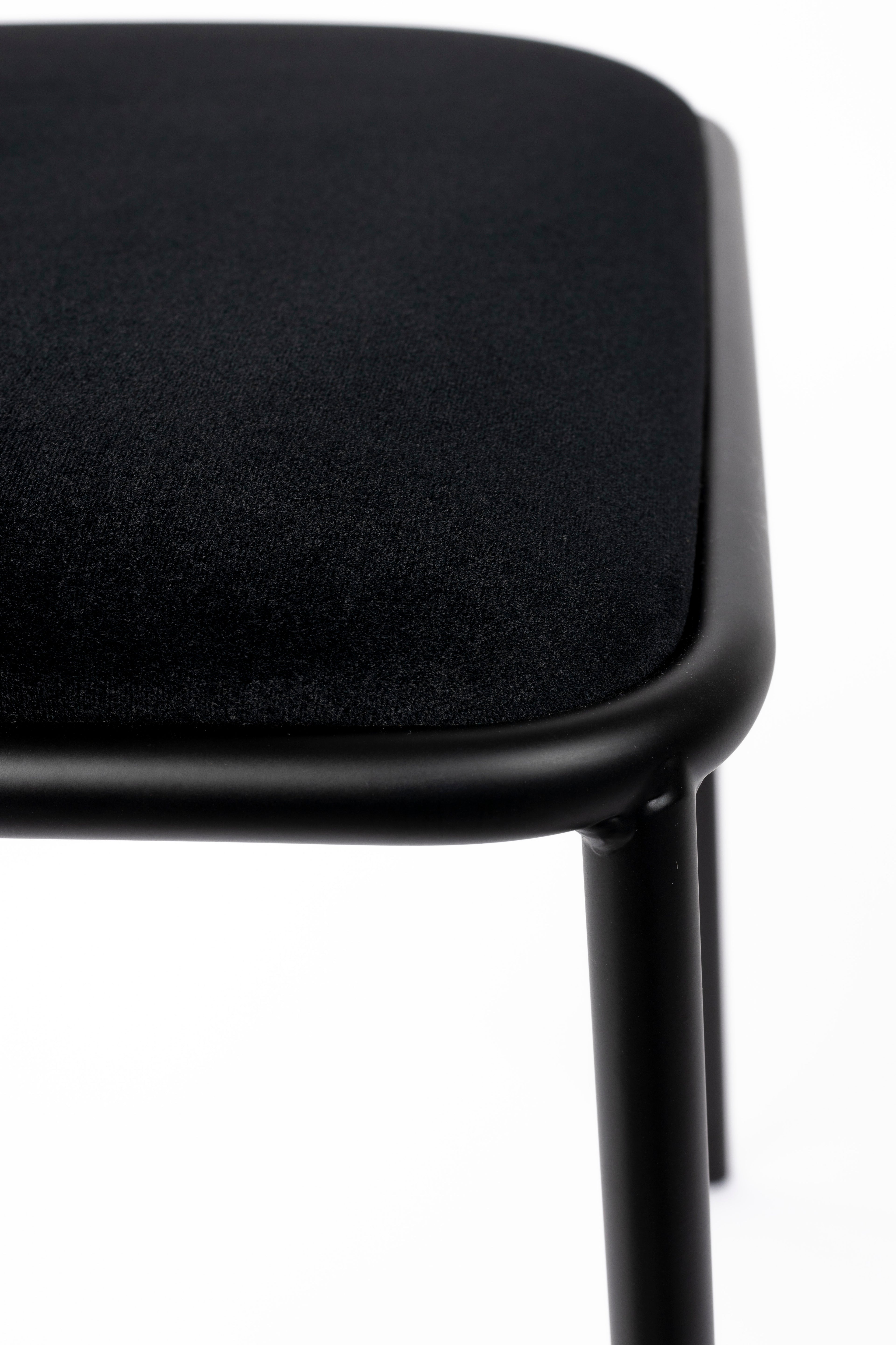 Alba - Dining Room Armchair - Fabric - Black/Black