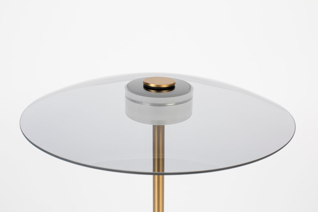 Float - Lampe De Table - Verre - Doré