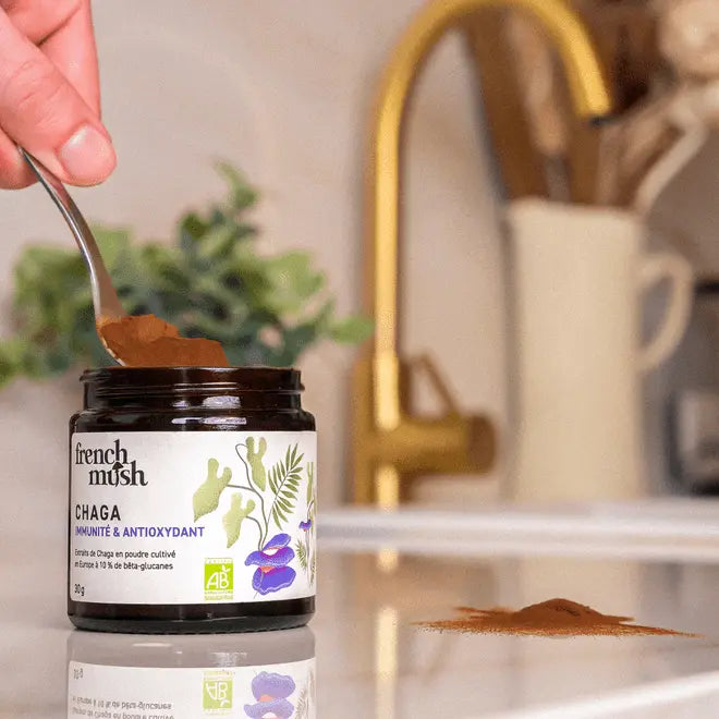 French Mush compléments alimentaires à base d'extraits de champignons médicinaux biologiques fabriqués en France Livret explicatif des champignons bio et naturels - autre -