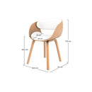 Chaise Adelmar blanche