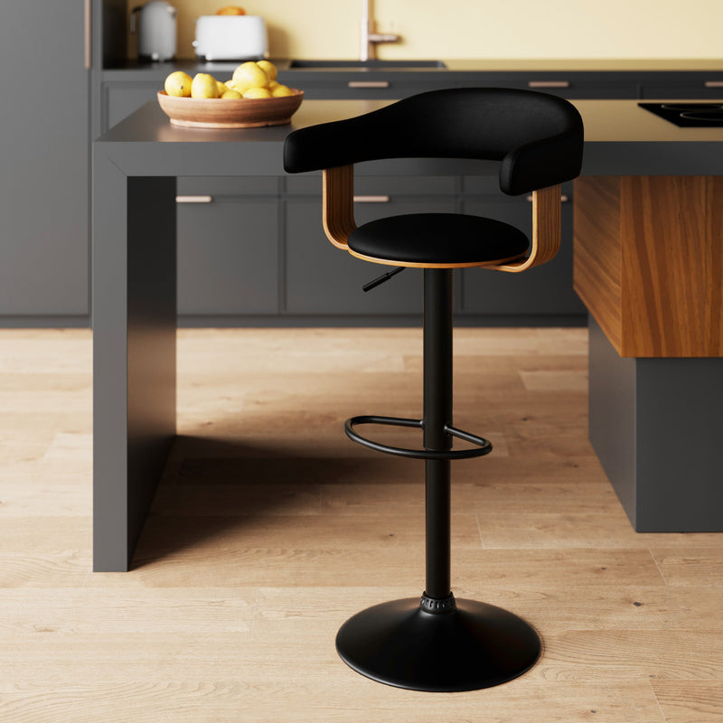 Harold Bar Stool - Black
