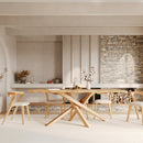 Vega Bouclé Chair - Light Brown