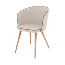 Set of 2 Chiara Chairs - Beige