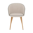 Set of 2 Chiara Chairs - Beige