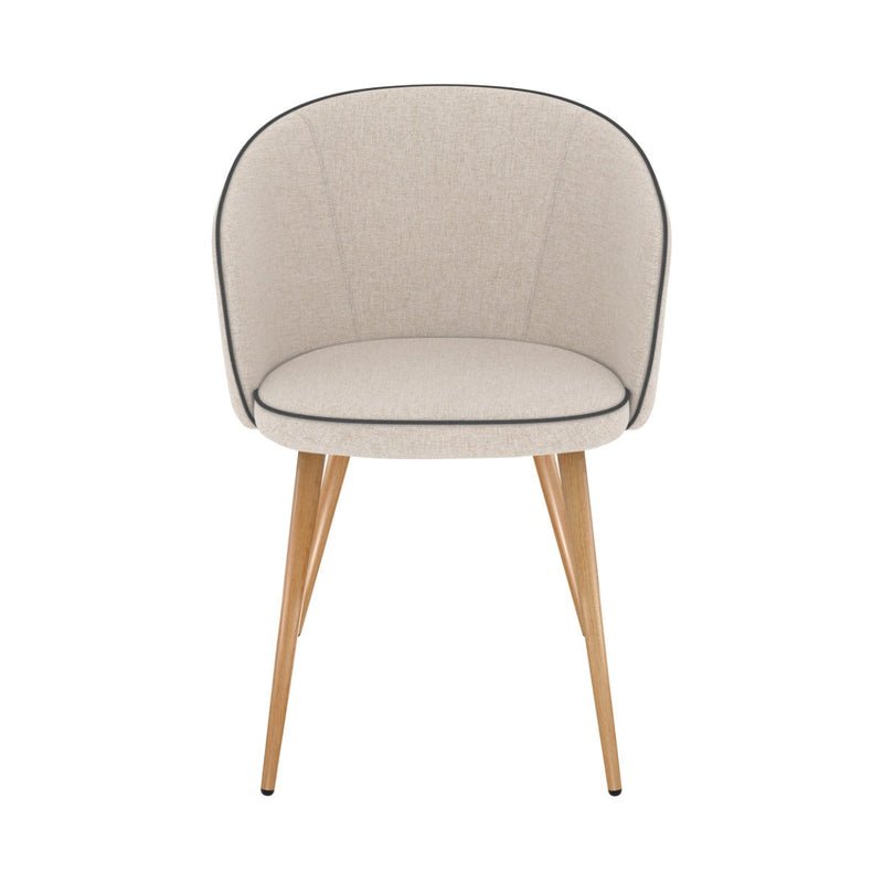 Set of 2 Chiara Chairs - Beige