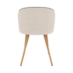 Chiara - Set of 2 Beige Fabric Chairs