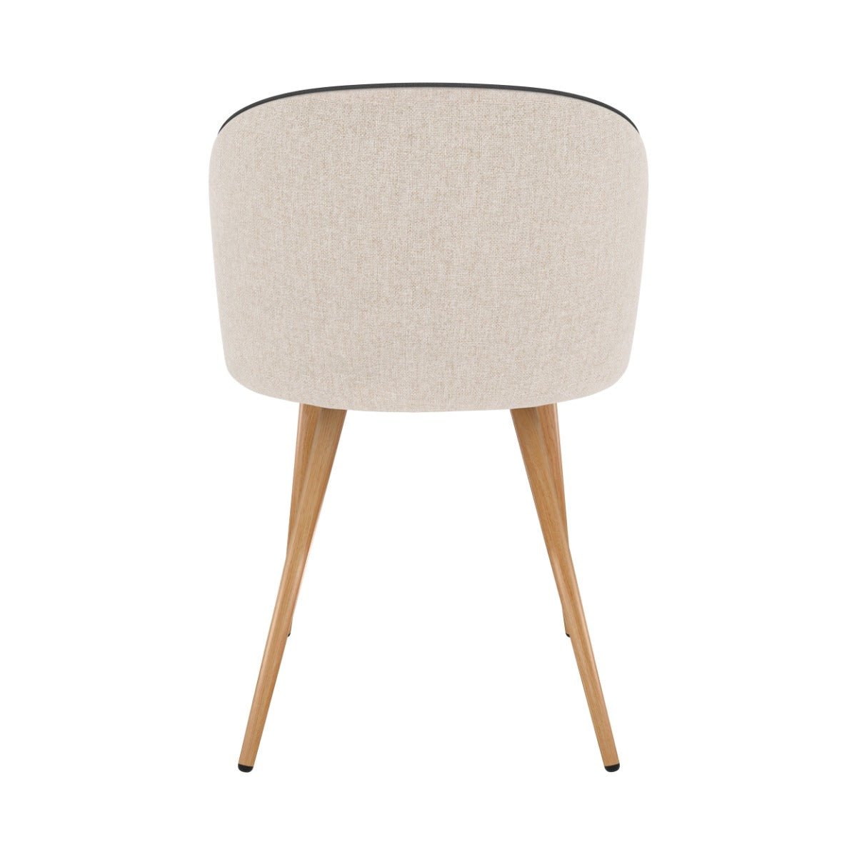 Chiara - Set of 2 Beige Fabric Chairs