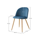 Set of 2 Cozy Chairs - Blue