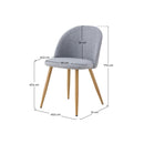 Set of 2 Cozy Chairs - Light Grey