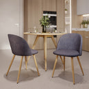 Set of 2 Cozy Chairs - Dark Grey