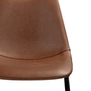 Set of 2 Gaspard Chairs - Brown