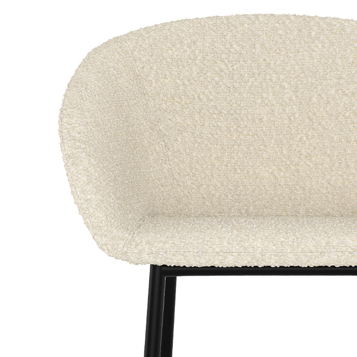 Marquise Bar Stool - White