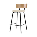 Set of 2 Alize Bar Stools - White