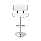 Melchior - Chaise De Bar Réglable En Pu Blanc