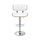 Chaise de bar Melchior blanche 65/86 cm
