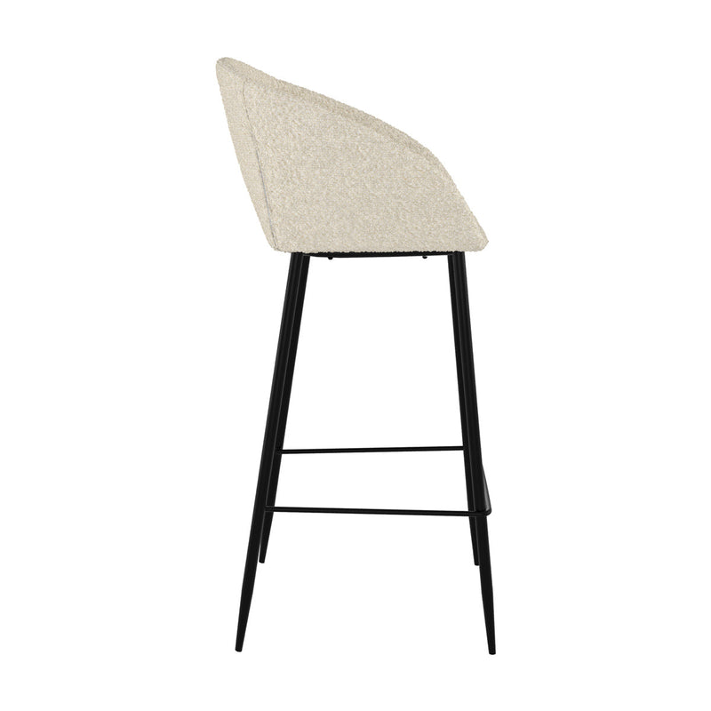 Marquise Bar Stool - White