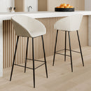Marquise Bar Stool - White