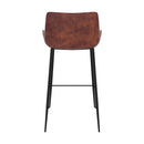 Set of 2 Pirate Bar Stools - Brown