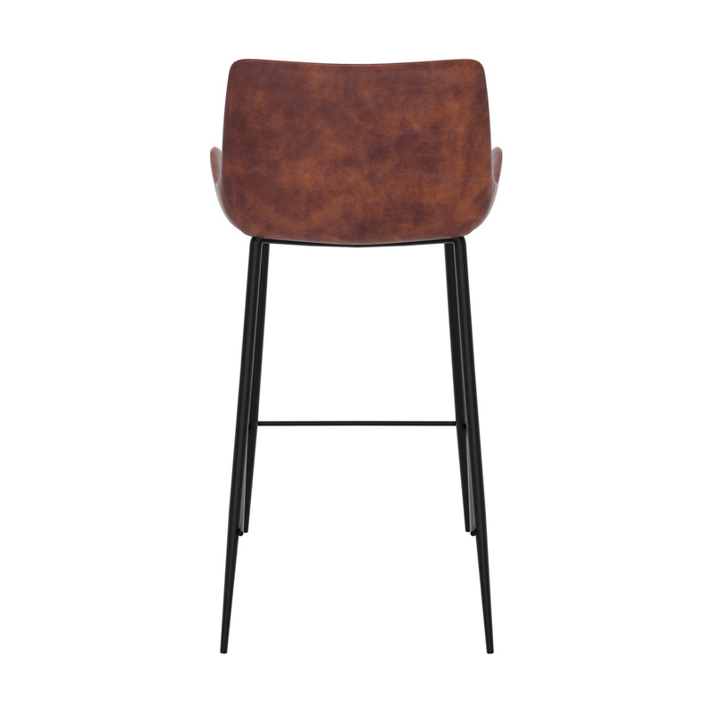 Set of 2 Pirate Bar Stools - Brown