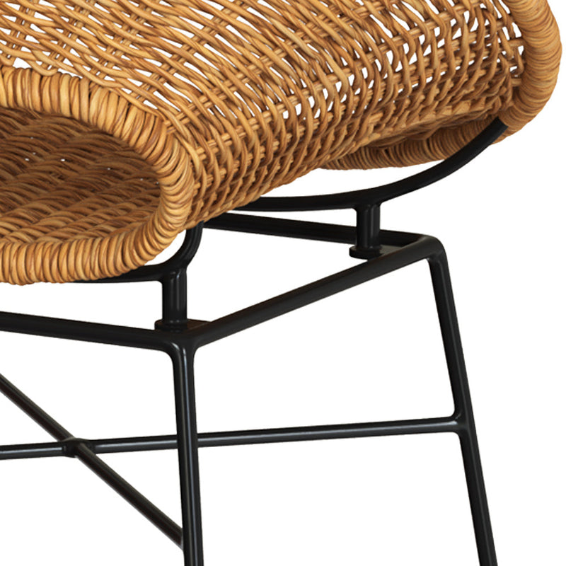 Set of 2 Rava Bar Stools - Light Brown