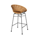 Set of 2 Rava Bar Stools - Light Brown