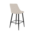 Set of 2 Pipo Bar Stools - Beige