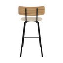 Set of 2 Alize Bar Stools - White