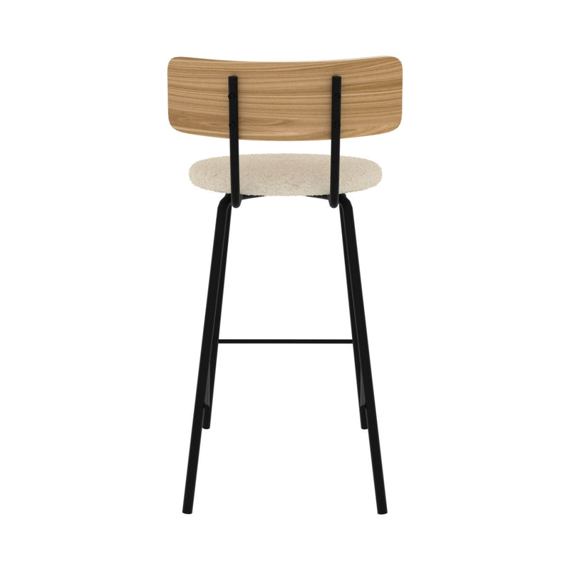 Set of 2 Alize Bar Stools - White